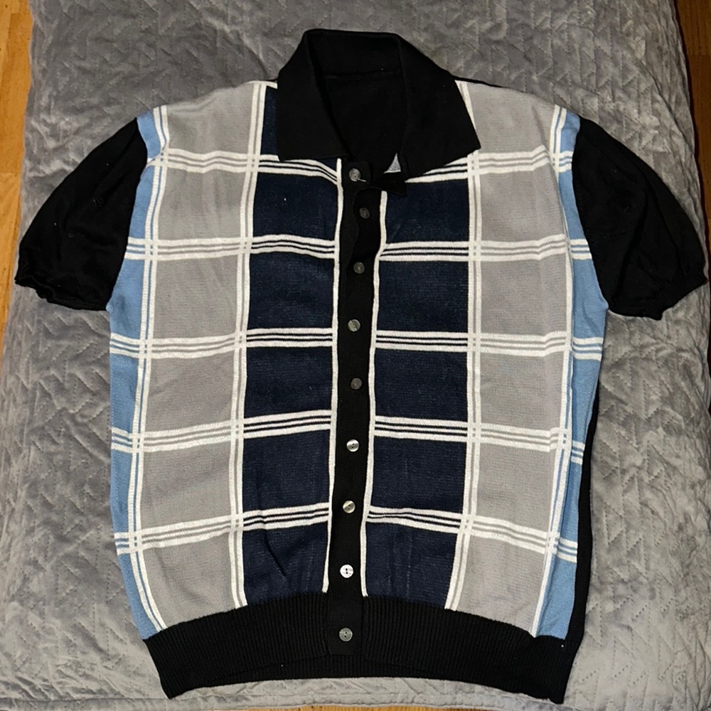 Stylish Plaid Button-Up Shirt